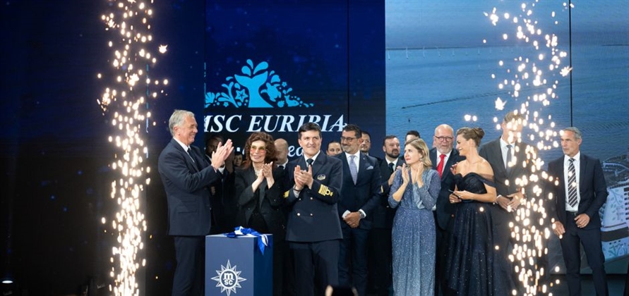 MSC Cruises names MSC Euribia in Copenhagen