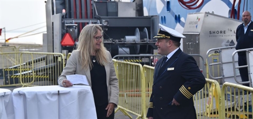 Denmark’s first shore power facility opened by AIDA Cruises
