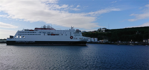 New Isle Of Man Steam Packet Company flagship arrives in Douglas