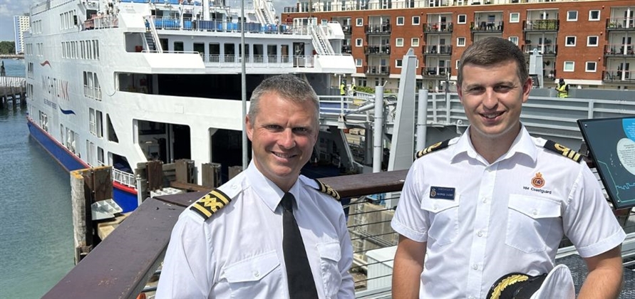 Wightlink partners with HM Coastguard on safety at sea initiative