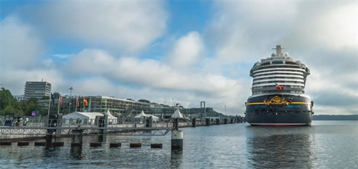 Disney Cruise Line calls at the Port of Kiel for the first time