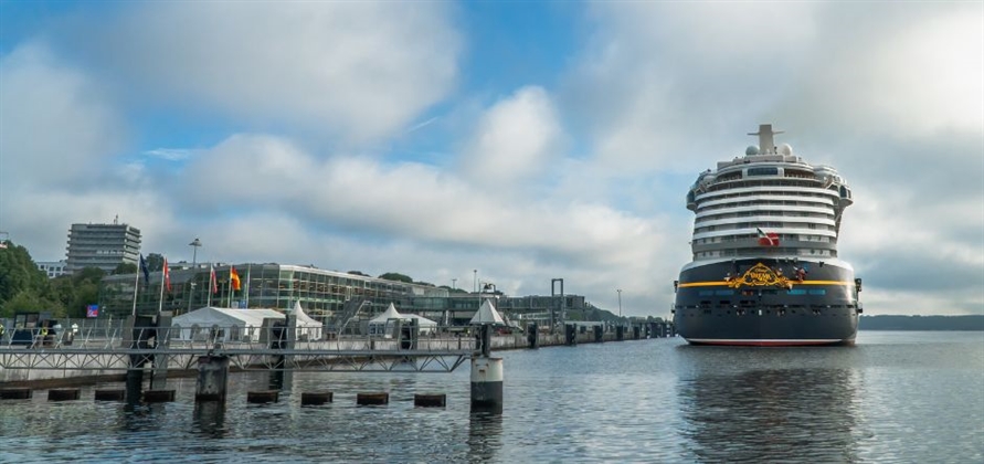 Disney Cruise Line calls at the Port of Kiel for the first time
