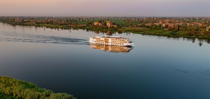 Viking names newest Nile River cruise ship in Egypt