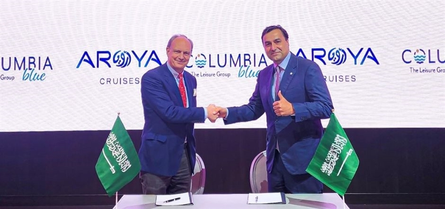 Cruise Saudi collaborates with Columbia Blue for Aroya Cruises