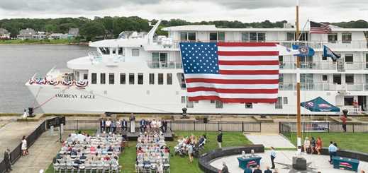 American Eagle sets sail on inaugural cruise from Boston