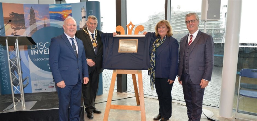 Cruise ship visitor centre officially opens in Inverclyde, Scotland