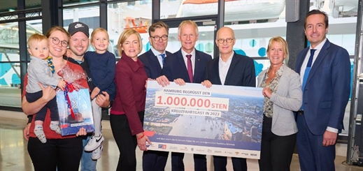Port of Hamburg welcomes one millionth cruise passenger