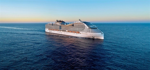 MSC World Europa connects to shore power in Malta for the first time