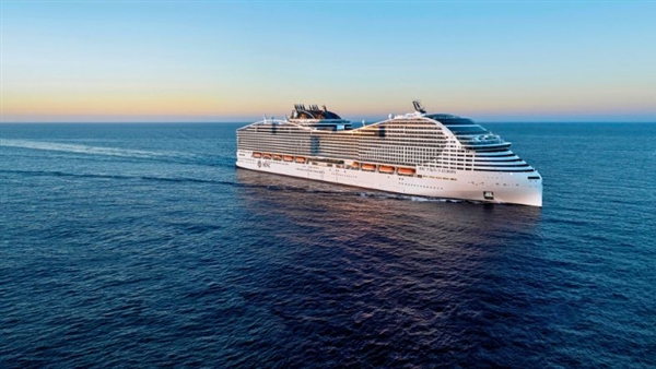 MSC World Europa connects to shore power in Malta for the first time