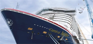 Carnival Jubilee arrives at homeport of Galveston in Texas