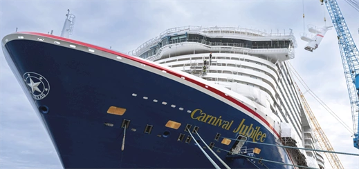 Carnival Jubilee arrives at homeport of Galveston in Texas