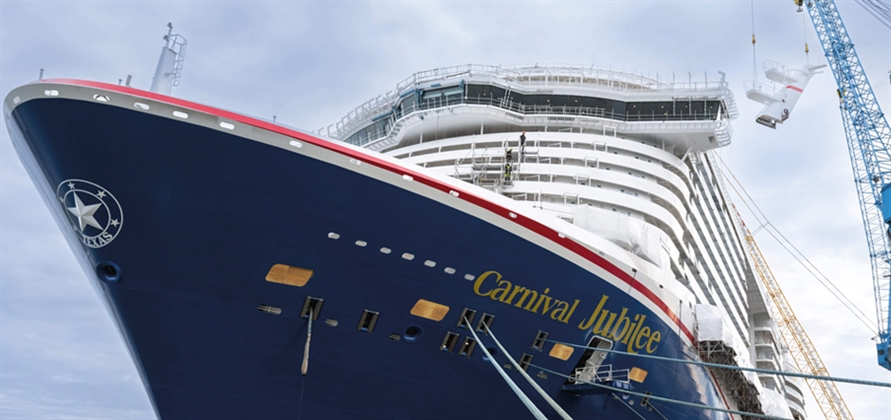 Carnival Jubilee arrives at homeport of Galveston in Texas