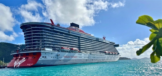 Virgin Voyages’ Valiant Lady makes maiden call to British Virgin Islands