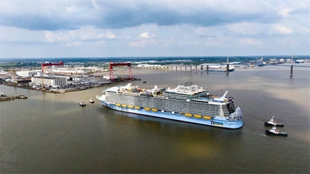 Utopia of the Seas begins sea trials