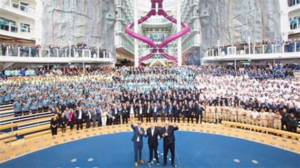 Royal Caribbean takes delivery of Utopia of the Seas