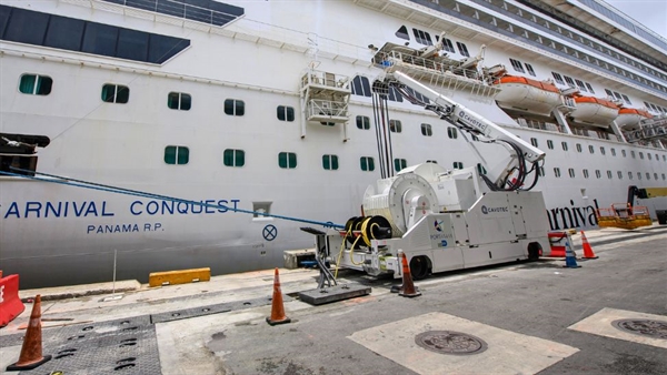 Carnival Conquest becomes first cruise ship to connect to PortMiami’s new shore power facility