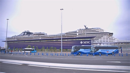 First passengers call at MSC Cruises’ new terminal in Barcelona