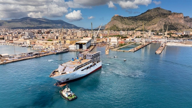 Explora Journeys and Fincantieri launch Explora IV’s troncone