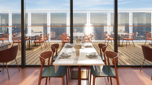 Creating compelling dining experiences on ships