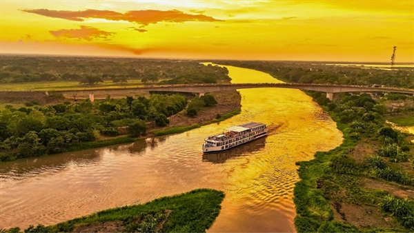 AmaWaterways launches first river cruise ship on Colombia’s Magdalena River