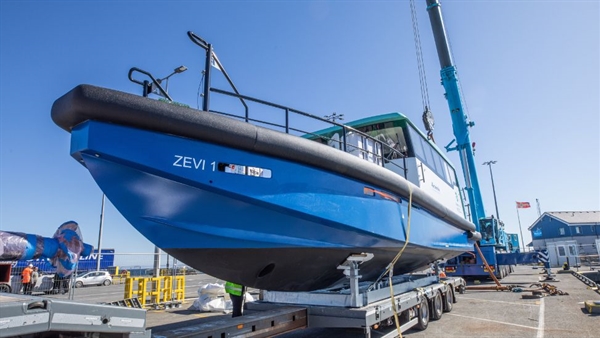 Zero-emissions ferry begins sea trials in Orkney