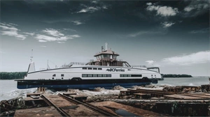 Damen launches electric-ready ferry for BC Ferries