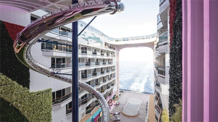 Interior view: MSC World America
