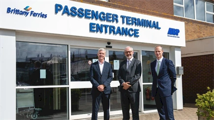 ABP and Brittany Ferries open upgraded terminal at Milbay Docks in Plymouth