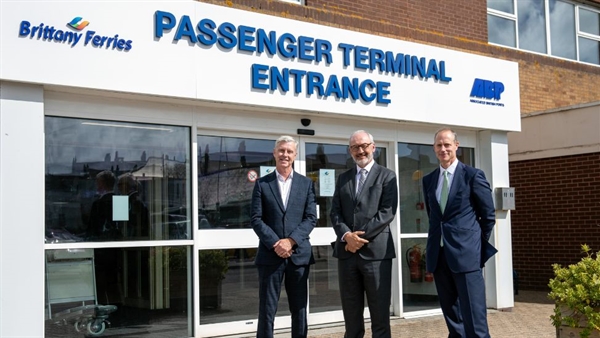 ABP and Brittany Ferries open upgraded terminal at Milbay Docks in Plymouth