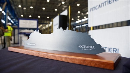 Fincantieri cuts steel for Oceania Sonata
