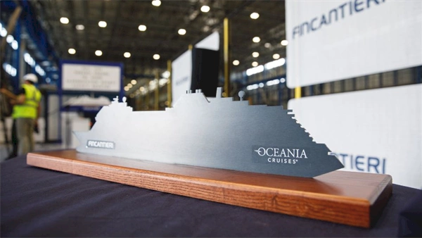 Fincantieri cuts steel for Oceania Sonata