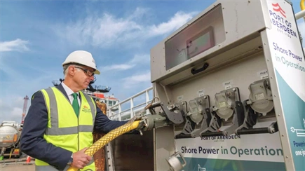 Shore power operational at Port of Aberdeen’s North Harbour