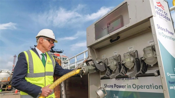 Shore power operational at Port of Aberdeen’s North Harbour