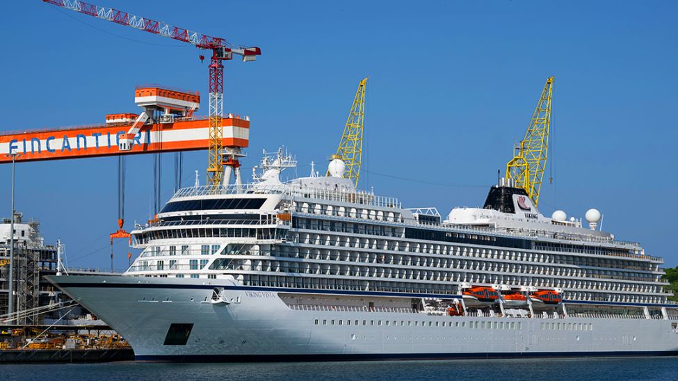 Fincantieri delivers Viking Vesta to Viking in Italy