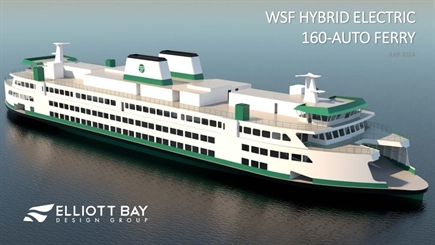 Washingon State Ferries to build new hybrid-electric vessels in Florida