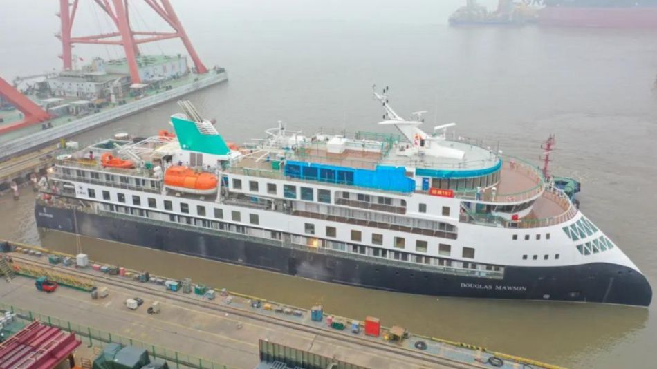 AE Expeditions’ new cruise ship Douglas Mawson completes sea trials