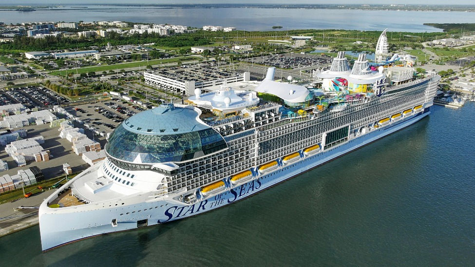 Royal Caribbean International’s Star of the Seas arrives at Port Canaveral for first time