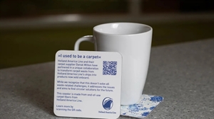 Holland America Line introduces coasters made from upcycled carpet