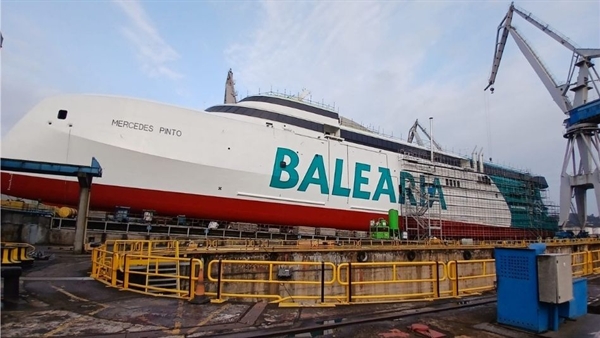 Baleària to launch third LNG-powered fast ferry Mercedes Pinto in September