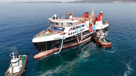 First CalMac Little Minch ferry launched at Cemre Marin Endustri
