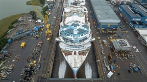 Legend of the Seas floats out at Meyer Turku shipyard