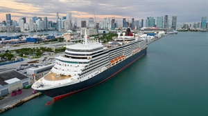 Cunard’s Queen Elizabeth makes maiden call in Miami ahead of Caribbean season