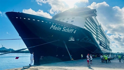 Seychelles welcomes maiden call from Mein Schiff 4