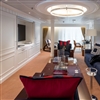The Owner’s Suite was designed to offer guests a relaxed space with coastal and marine elements