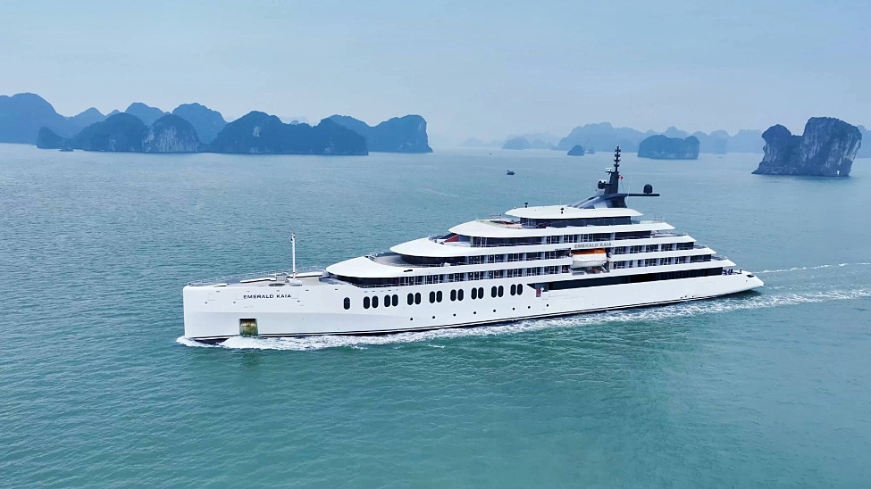 Emerald Cruises’ new super yacht successfully completes sea trials
