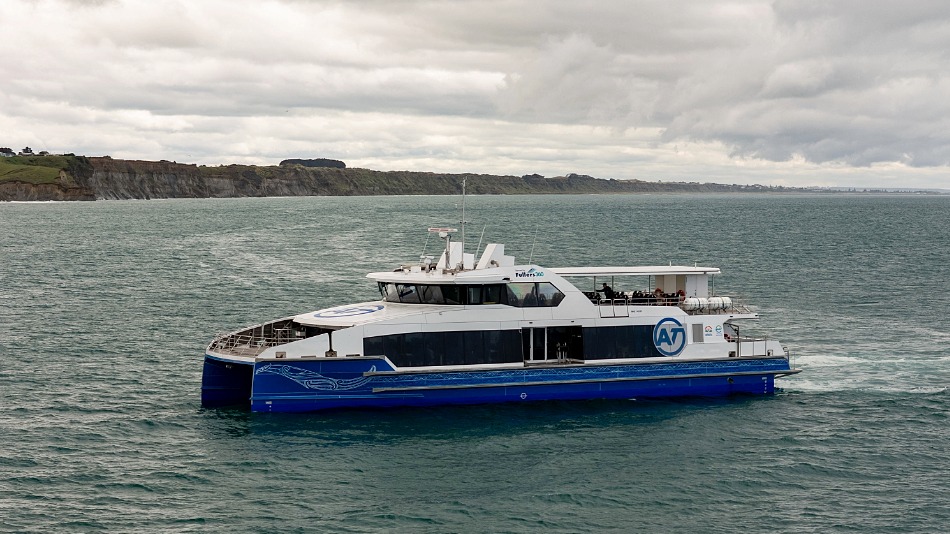 First hybrid fast ferry to enter service in Auckland