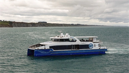 First hybrid fast ferry to enter service in Auckland