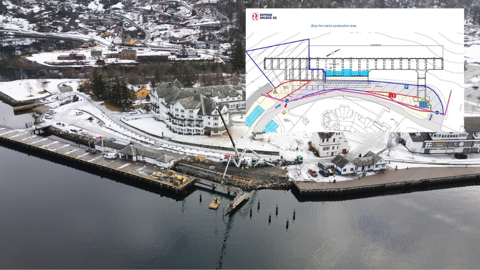 Port of Eidfjord and Ulvik nearing completion of quay extension
