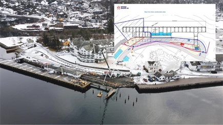 Port of Eidfjord and Ulvik nearing completion of quay extension