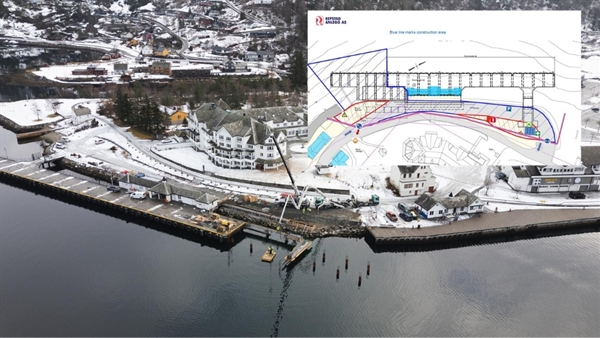 Port of Eidfjord and Ulvik nearing completion of quay extension